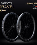 Aero Plus Gravel Wheels With Wing 32mm Inner Width Carbon Wheelset, 20 Spokes, Ratchet System Hub, XD Freehub Ready