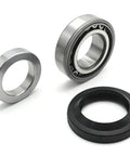Heavy Duty Rear Axle Shaft Oil Seal Kit Straight Swap Replacement For Nissan Frontier Titan Xterra, steel and rubber components.