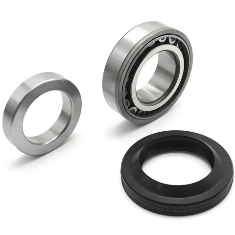Heavy Duty Rear Axle Shaft Oil Seal Kit Straight Swap Replacement For Nissan Frontier Titan Xterra, steel and rubber components.