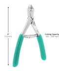 Compound Action Wire Cutter With Stainless Steel Carbide Inserts, 6 Inch Taper Head, Cushioned Anti Static Grip, shown upright