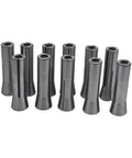 11 Piece R8 Collet Set 1/8 to 3/4 Inch for Milling and Lathe, Pro Grade Precision 0.0006 TIR, Hardened Steel With 7/16-20 Drawbar Threads