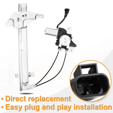 Rear Left Power Window Regulator With Motor Assembly Replacement For Buick Century And Buick Regal 1997 to 2005 Oldsmobile Intrigue