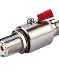 UHF Lightning Arrestor And Surge Protector For PL259 To SO239 Bulkhead Connectors, UHF Female To UHF Female, Easy Grounding
