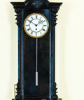 DIY Clock Pendulum Replacement Cylinder for Wall Clocks 10.62 Inch Metal Pendulum Accurate Timekeeping Parts in black wood case