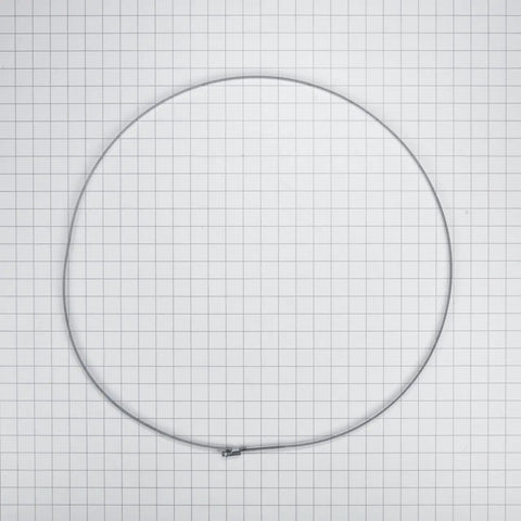 Front Load Washer Bellow Seal Clamp Ring Replacement Part WP8182210 For OEM Quality Easy Install LeakProof Seal Durable Gasket Clamp Ring For Front Load Machines Premium OEM Quality Replacement Part With Easy Install And Long Lasting Performance, metal ring on grid background