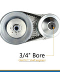 Bolt On 30 Series Torque Converter Kit For Predator 212cc Go Kart CVT Clutch Replacement With Three Quarter Inch Bore shown