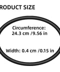 Replacement Rock Tumbler Belt For KomeStone K1 K1 Pro K3 And KoolStone C1 C1 Pro C3, durable rubber belt, 24.3 cm circumference, 0.4 cm width