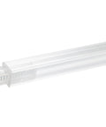 24 Inch Towel Rack for Bathroom Replacement Bar in Clear Finish, Wall Mounted Towel Holder Rod, showing clear durable material, side view.