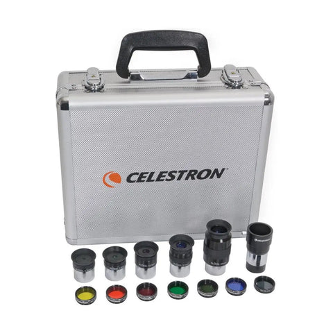 NexStar Evolution 9.25 Schmidt Cassegrain Telescope With Integrated WiFi And Deluxe Accessory Kit carry case and eyepieces