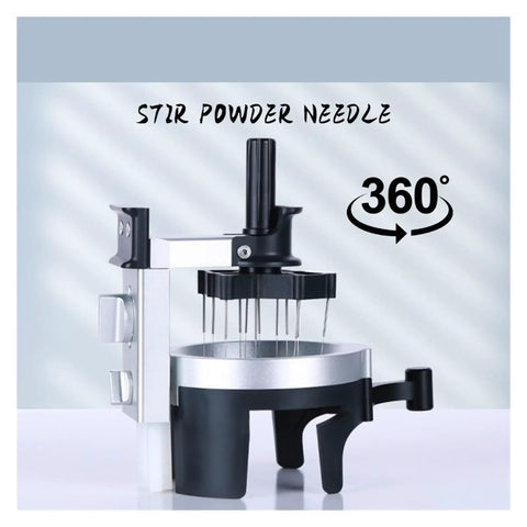 Badass Espresso Stirrer And Coffee Distribution Tool For Leveling Portafilter Pucks, 360-degree stir powder needle, stainless steel design.