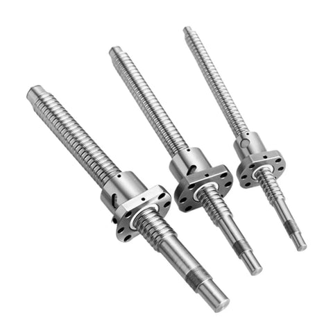 Heavy Duty Metal Ball Screw Nut Boasting Slick Rolling Action And Rock Solid Stiffness For Pro Grade Machine Tools C5 Spec SFU3210 Linear Slider Assembly 1000MM in three sizes.