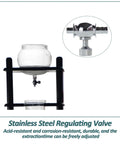 Stainless steel regulating valve for Certified Game Changer Cold Drip Coffee Machine And Iced Coffee Tower.