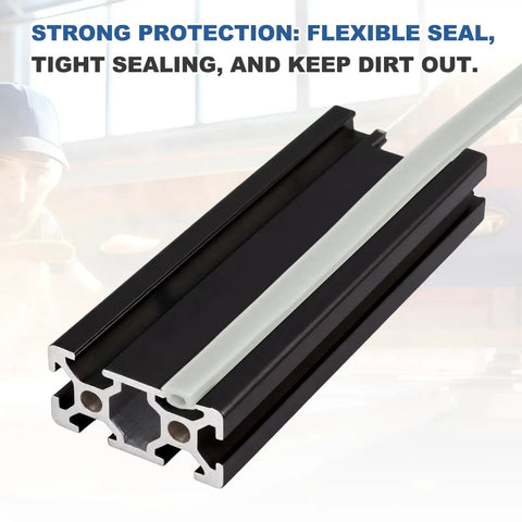 10m Long Aluminum T Slot Cover Flat Seal Dust Shield For 10mm Slot 4545 5050 Aluminum Profiles Ideal For 3D Printer Frames
