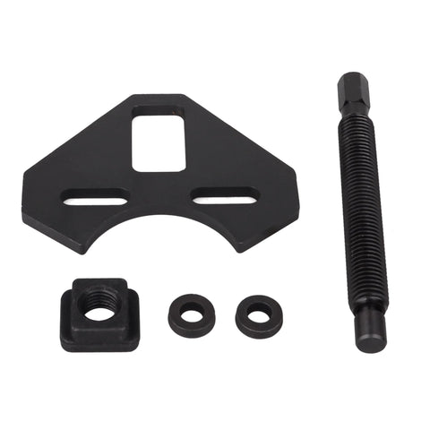 Universal Hub Removal Tool Kit for Wheel Bearing Hubs and Brake Discs showing remover plate, washers, insert, screw set
