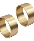 2 Pack Bronze Torque Converter Bushings For 30 Series Driver Pulleys On Mini Bikes And Go Karts Fits 3/4 Inch Shaft, shown two bronze bushings