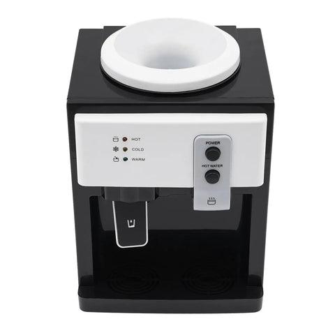Triple Temperature Tabletop Water Dispenser With 194F Hot, 59F Cold And Ambient Water, 19.97 Qt Stainless Steel Front View