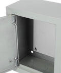 Weatherproof Outdoor Electrical Junction Box With Beefy Rugged Iron Enclosure And Mounting Plate Dustproof And Waterproof Exterior Panel Box
