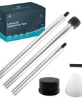 Cam Bearing Install Tool And Engine Cam Bearing Remove Kit For Chevy LS Engines Complete Installation And Removal Covers Most Domestic And Import Vehicles Pro Grade DIY Shop Tool with rods, cap, and fittings