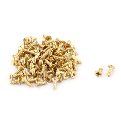 Top Tier Gold Tone Metal Door Hasp Staple Set Lock Down Your Gate Or Storage Unit With This Solid Six Pack Of Padlock Latches And Heavy Duty Mounting Screws For Zero Sweat Security
