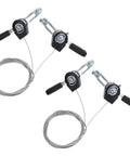 Two pairs of Left And Right Bicycle Thumb Shifter Set Dope Upgrade for 3x7 3x8 21 24 Speed MTB replacement visible
