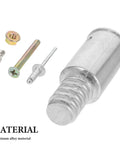 Super Handy 2 Piece American Threaded Pole Connector Kit For Mops And Brooms With Durable Aluminum Tip Fits Wooden Iron Handles Easy Fix For Home Repairs, aluminum alloy connector parts