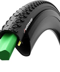Cutaway view of Air Liner Light Gravel Tire Insert for 700C Gravel Tires 42 to 50 Millimeter Width with Tubeless Valve Included