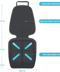 Waterproof Car Seat Cover For Baby And Kids Heavy Duty Seat Protector with 600D Oxford fabric and safety strap visible