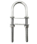 Beefy Heavy Duty Stainless U Bolts For Marine And Industrial Use, Yacht Hardware With 8 10 12 Size Options For Rope, Mounting, Thru Hull Fittings, And Machinery Fastening