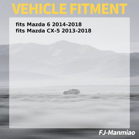 Image showing vehicle fitment information for 2 Pcs Front Wheel Bearing And Hub Assembly Kit Fits Mazda 6 2014-2018 And Mazda CX-5 2013-2018