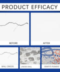 Image showing before and after results of using All In One Drywall Repair Kit With Scraper For Quick Patch Jobs 2026 Upgrade.