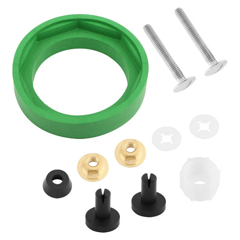 3 Inch Toilet Tank To Bowl Coupling Kit For Champion 4 Toilets, Replacement Kit With Gasket Bolts Handle, Includes Green Washer