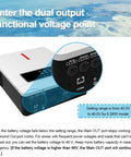 Heavy Duty 6.2 KW Solar Hybrid Inverter 48V with dual output ports and functional voltage point display.