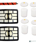 Hepa Foam And Felt Filter Brushroll Replacement Kit for Rotator Pro Lift-Away DuoClean Vacuum ZU780 ZU782 ZU785 with filters displayed