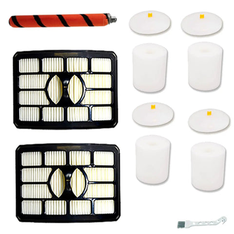 Hepa Foam And Felt Filter Brushroll Replacement Kit for Rotator Pro Lift-Away DuoClean Vacuum ZU780 ZU782 ZU785 with filters displayed