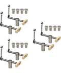 Heavy Duty Adjustable Benching Dog Clamp For Woodworking, Three Quarter Inch Dog Hole Clamp, Stainless Steel Workbench Stop, 19mm And 20mm Hole Fit, Easy Tightening With Wrench, Keeps Wood Secure During Cutting And Grinding