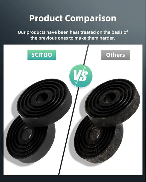 Product comparison image of All-in-One Universal Press And Pull Sleeve Kit For Cars, Vans And Trucks Engines with two disc stacks