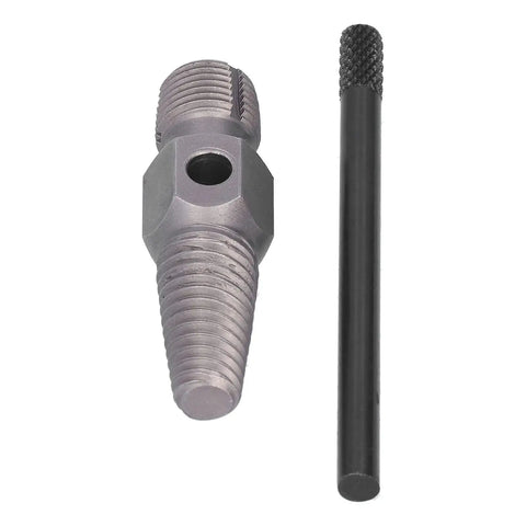 Premium High Carbon Steel Broken Pipe Extractor Repair Kit With Handle For Plumber Pros. 3/4 inch threaded extractor, high carbon steel