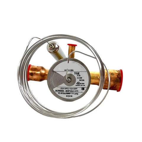 Thermostatic Expansion Valve 067N3006 For Water Chillers And Heat Pumps Replacement Part Built For Your HVAC Setup With Precise Temperature Control And Rugged Performance, copper valve with coiled capillary tube