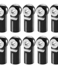 10 Pcs M2 Tie Rod End Ball Joint Link Ball Head Holder For RC Cars And Trucks Upgrade Part Black CNC Machined Metal Durable Easy Install For Hobbyists And RC Enthusiasts, 10 black metal ball joint holders