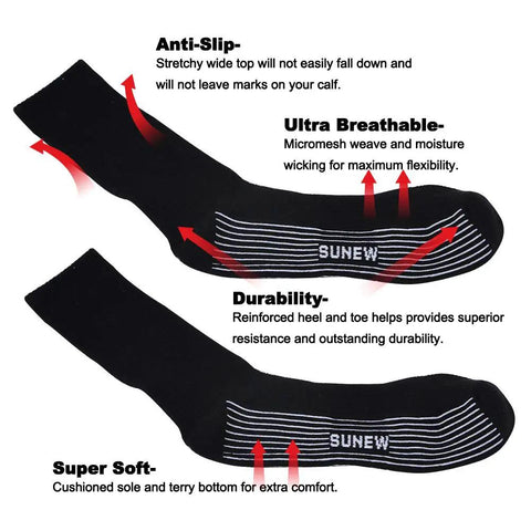 Six Pairs Bamboo Viscose Camping Socks For Men And Women Quick Dry Mid Calf Cushioned Trekking Running Sports Socks With Moisture Wicking Comfort All Season Black XL