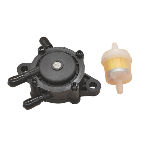 Vacuum Fuel Pump With Fuel Filter For 17HP To 25HP Small Engine Outdoor Lawn Mower Tractor Durable Replacement