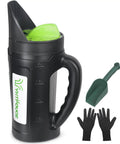 Handheld Spreader For Lawn And Garden With 80 Oz Capacity Adjustable Opening For Seed Fertilizer Salt Ice Melt Easy Fill With Scoop And Gloves Durable Do It All Seed Spreader For Grass Seed And Lawn Care