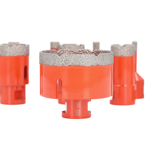 Top Notch 11 Piece Hole Saw Kit For Ceramic Tile And Marble Drilling With M14 Shanks For Precise Granite Holes That Make Your DIY Projects Look Totally Sick And Super Efficient. 68mm diamond hole saw set