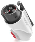 Heavy Duty NACS To J1772 Charging Adapter For Tesla Walls Tops Out At 80 Amp Smooth Charge Sessions Portable EV Converter Road Trip Ready, close-up view of the charging connector.