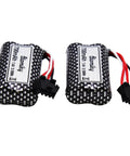 Two Pack 7.4V 700mAh Li Ion SM-4P Rechargeable Battery With Cable For HJ812 HJ820 HJ825 HJ822 HJ138 And Bezgar TX126 RC Boats