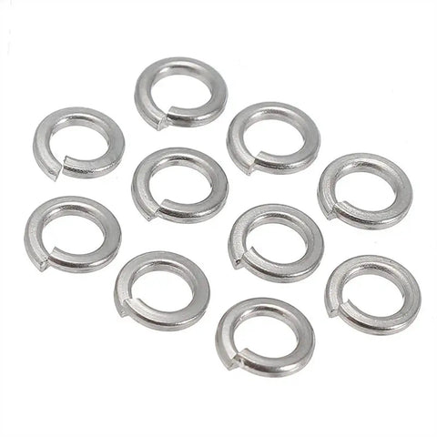 M3 304 Stainless Steel O Ring And Lock Washer Kit with 100 pcs of assorted O rings, split lock washers, and spring washers