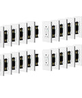 20 Pack 20 Amp Gfci Outlet Set Weather Resistant Electrical Receptacle Instant Safety Shutoff ETL Certified in fresh white.