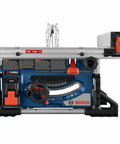 Heavy Hitter 18v Portable Table Saw 8 1/4 Inch Blade Bare Tool with visible motor and fence adjustments for precise cutting.