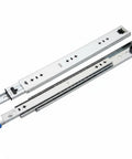 Heavy Duty Drawer Slides With Ball Bearing Rails Locking Extension Mechanism For Industrial Cabinets And Storage Units 35cm Cold Rolled Steel Smooth Silent Glide And Durable Performance, blue handle
