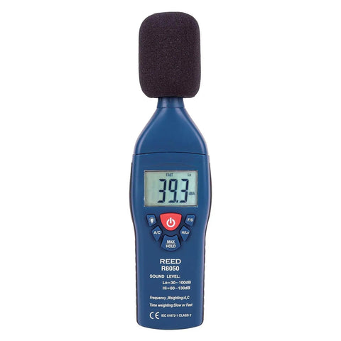 R8050 Dual Range Sound Level Meter Pro Grade Accuracy With Type 2 Compliance, Handles High And Low Range Noise From 31.5 Hz To 8 kHz